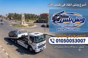 ونش انقاذ في بلبيس الآن