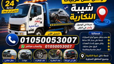 ونش نقل عربيات في شيبة النكارية